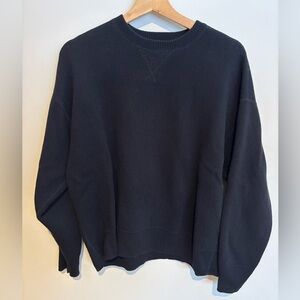 Everlane Black Crew Neck Sweater